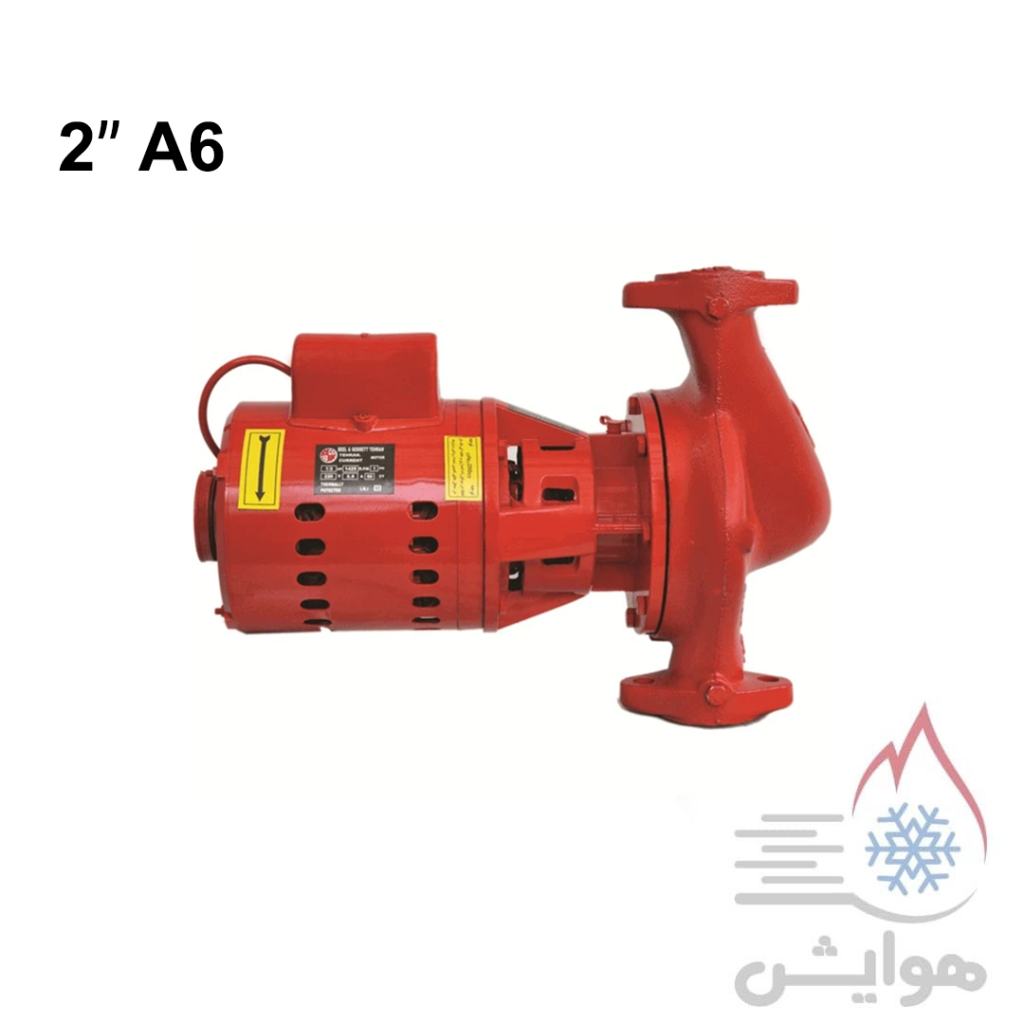 پمپ سیرکولاتور خطی بلند کاست تهران مدل A6 2 تک فاز
