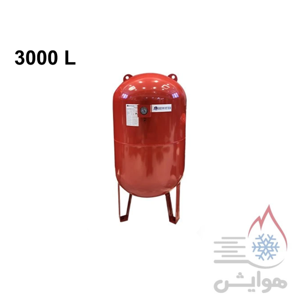 منبع 3000 لیتری تحت فشار تیوپی هایواتر پایه دار مدل HW-3000VL-H