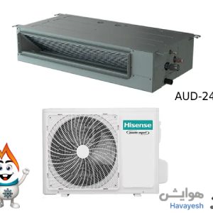 قیمت داکت اسپلیت اینورتر هایسنس مدل AUD-24UX4SJLL5