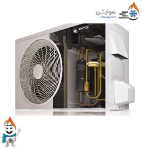 افزایش دمای کاری کمپرسور کولر گازی ال جی